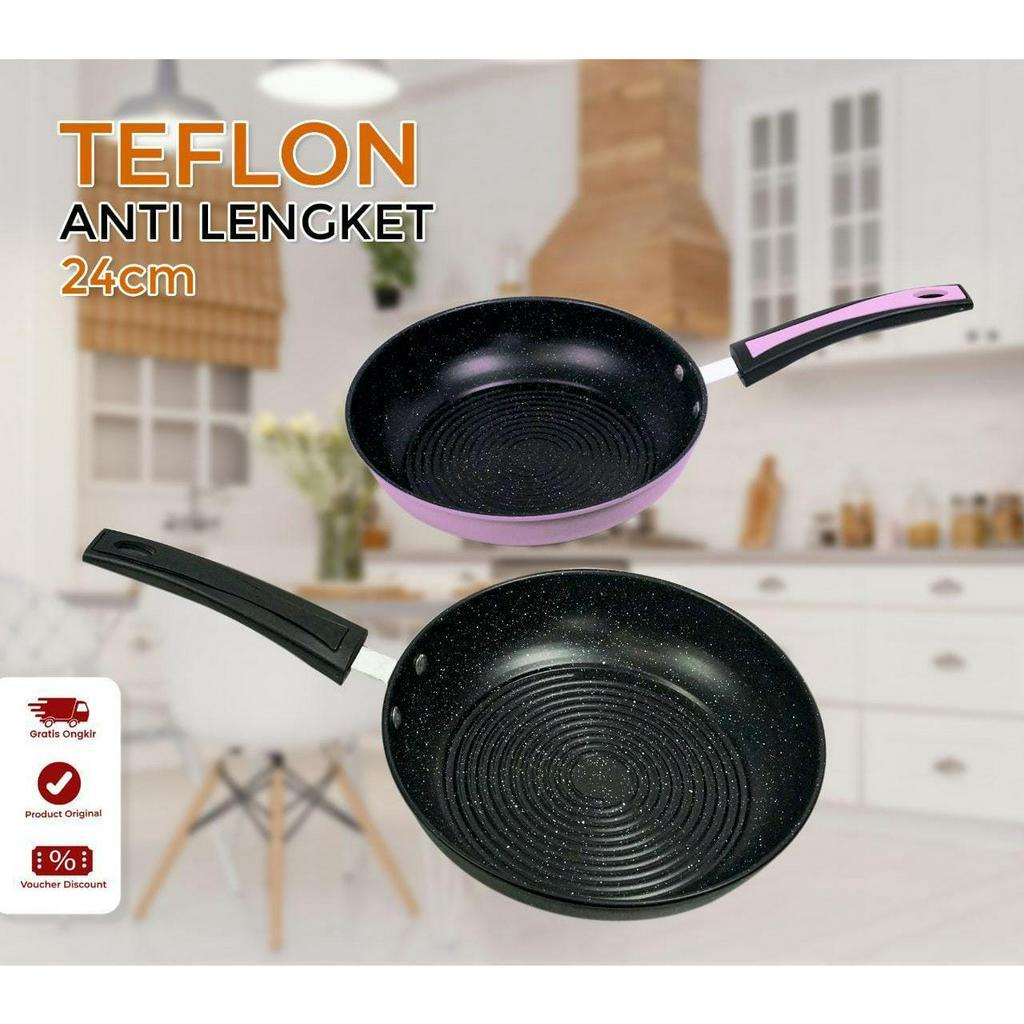 Teflon frypan anti lengket terbaru