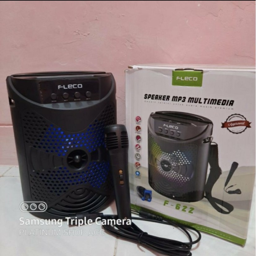 Speaker Bluetooth Fleco F622 Subwoofer 6,5 Inch / Salon Aktif
