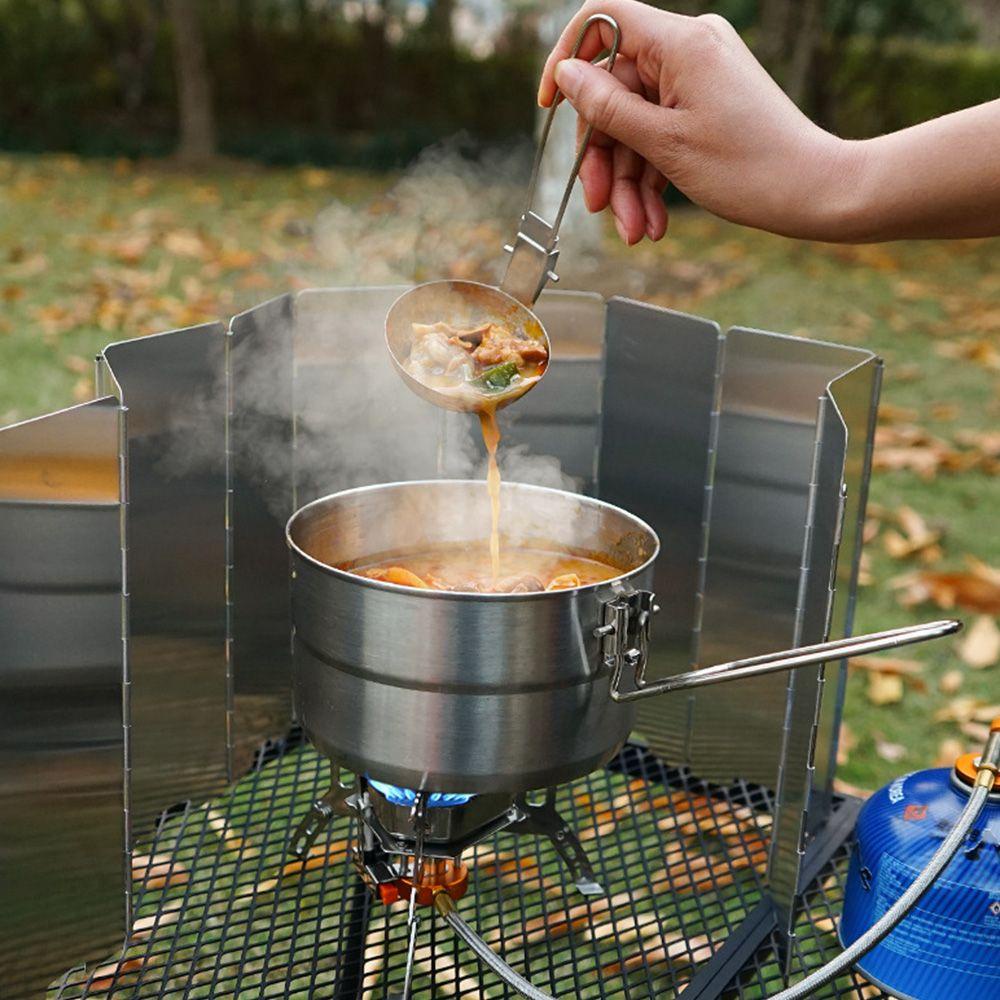 Sendok Lipat Nanas Peralatan Masak Outdoor Foldable Colander