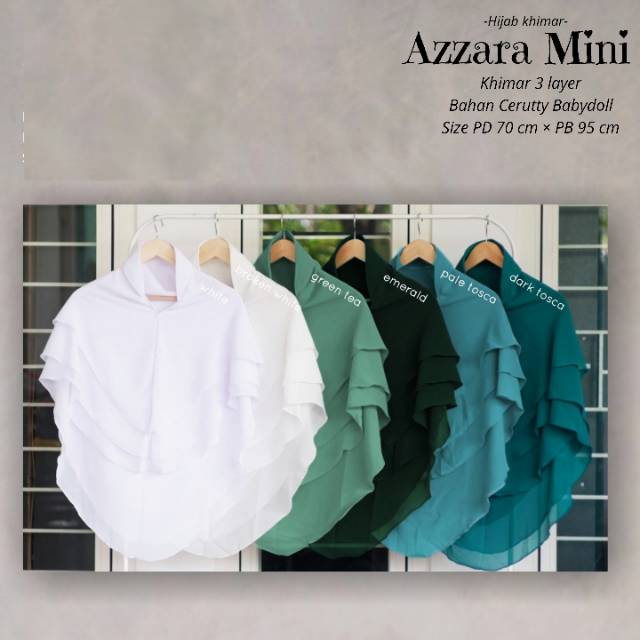 HIJAB / JILBAB INSTAN KHIMAR 3LAYER UKURAN STANDART - BAHAN CERUTTY BABYDOLL