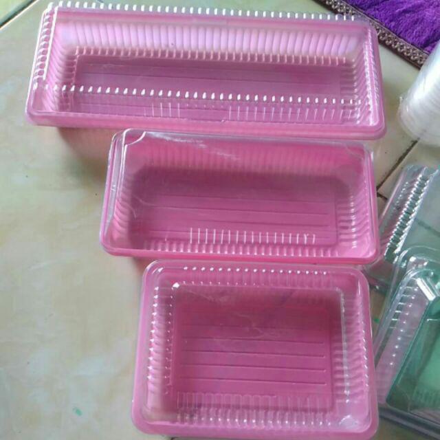 Box Kotak Mika Brownies Nasi Kue Sushi Pink Uk.large