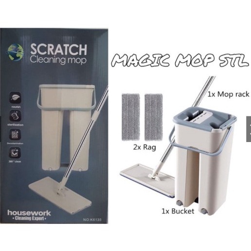 MAGIC MOP STL SCRATCH MOP SPRAY MOP ALAT PEL PRAKTIS FBL