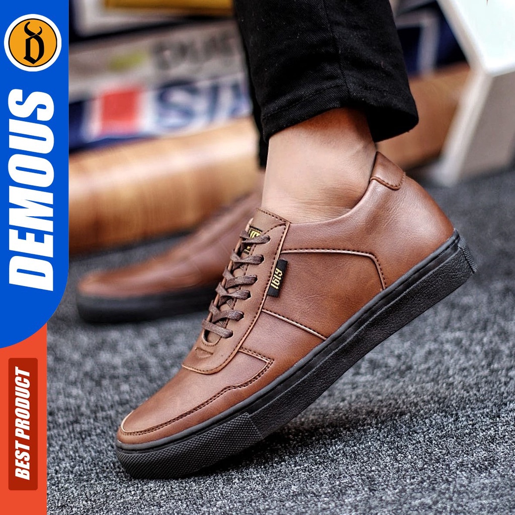 DEMOUS Beris - Sepatu Pantofel Pria Formal