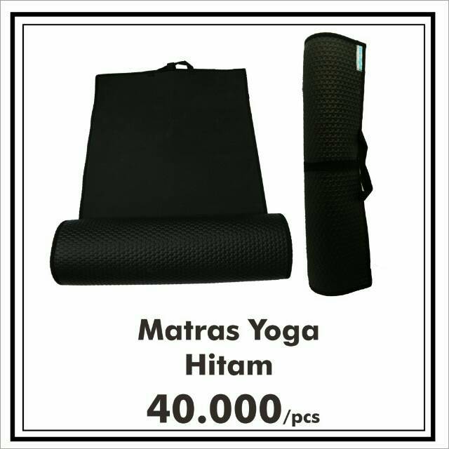 Matras Yoga Hitam