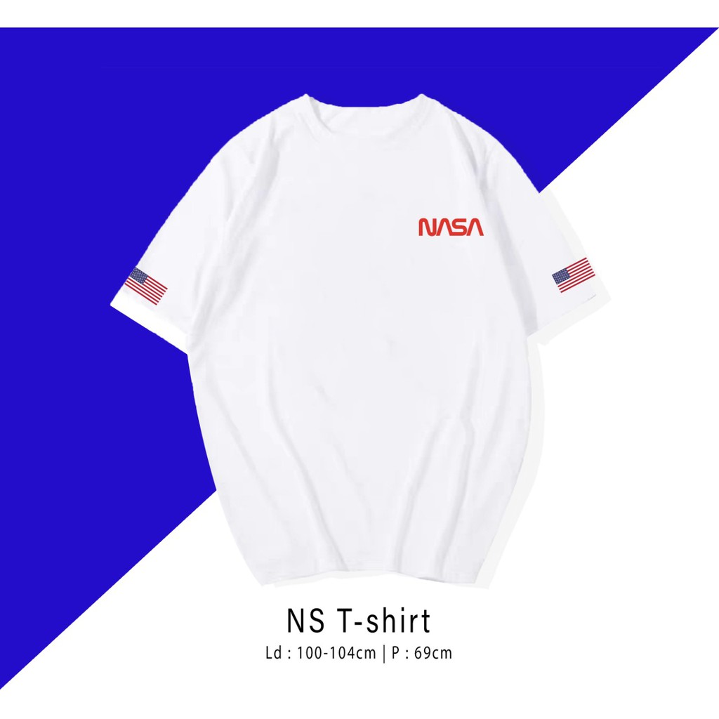 NASA / HVS COLLECTION BAJU KAOS KATUN WANITA/ PRIA UNISEX LENGAN PENDEK / TUMBLR TEE