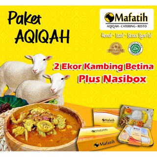 Mafatih Aqiqah - Jasa Layanan Catering Aqiqah Murah Jabodetabek/ Paket Aqiqah 2 Ekor Kambing Betina 