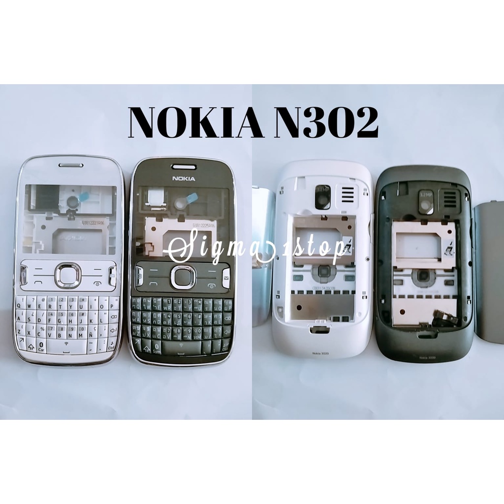 NOKIA ASHA N302 302 RM813 CASING ORIGINAL  DOMPET HP  HOUSING  TULANG  SARUNG PINGGANG KESING NOKIA 