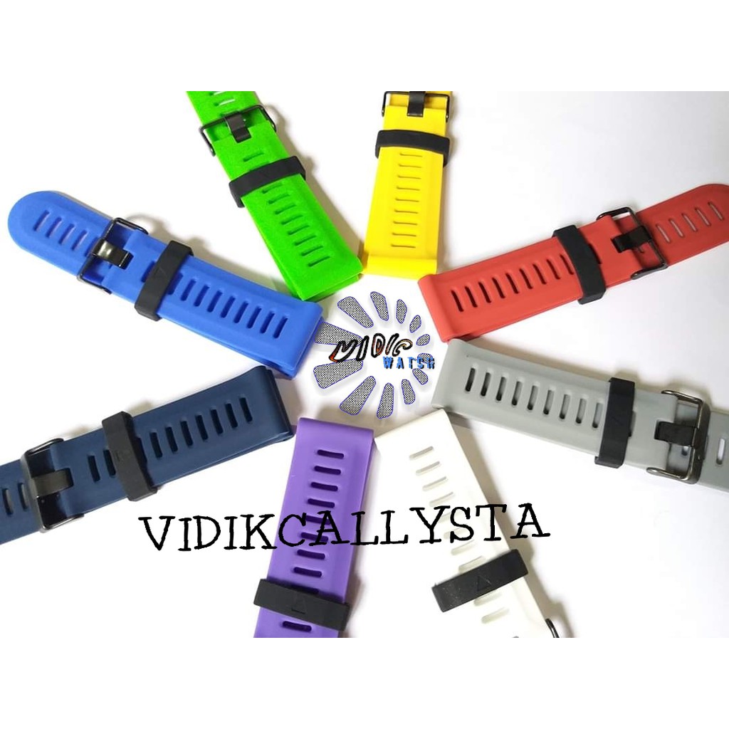 Strap Tali Jam Tangan Rubber Sliicon 26 mm 26mm