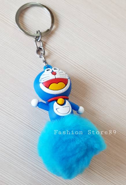 Gantung kunci doraemon hello kitty dan mickey mouse / gantungan tas gantungan serba guna