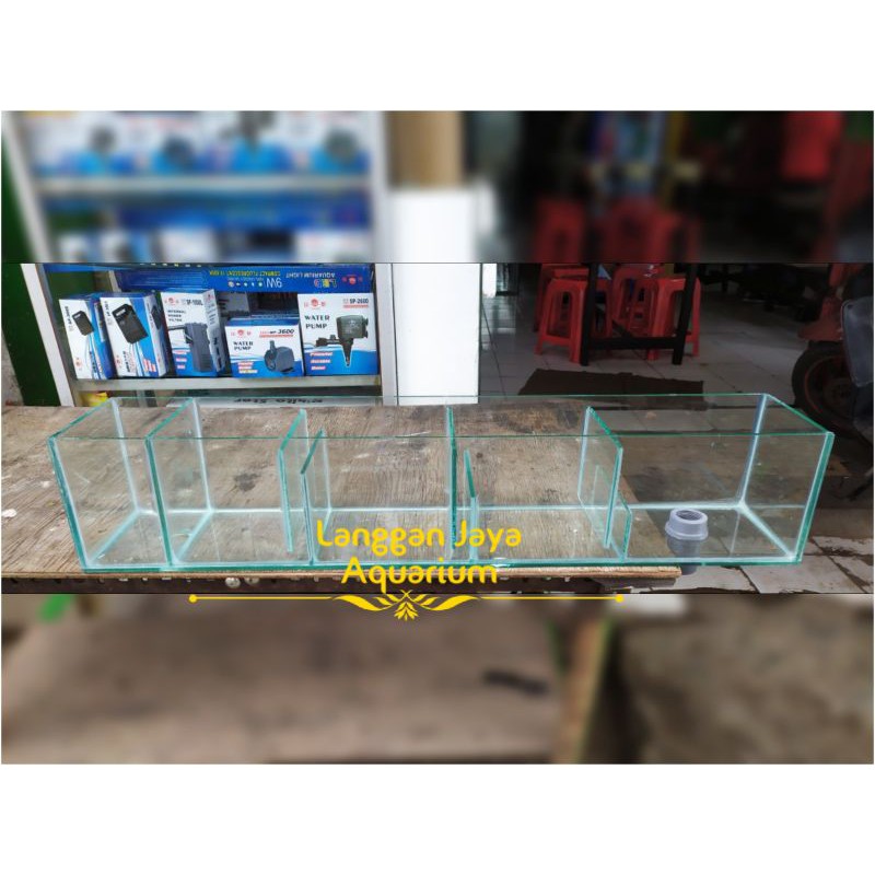 TOP FILTER KACA AQUARIUM 80X15X15 CM