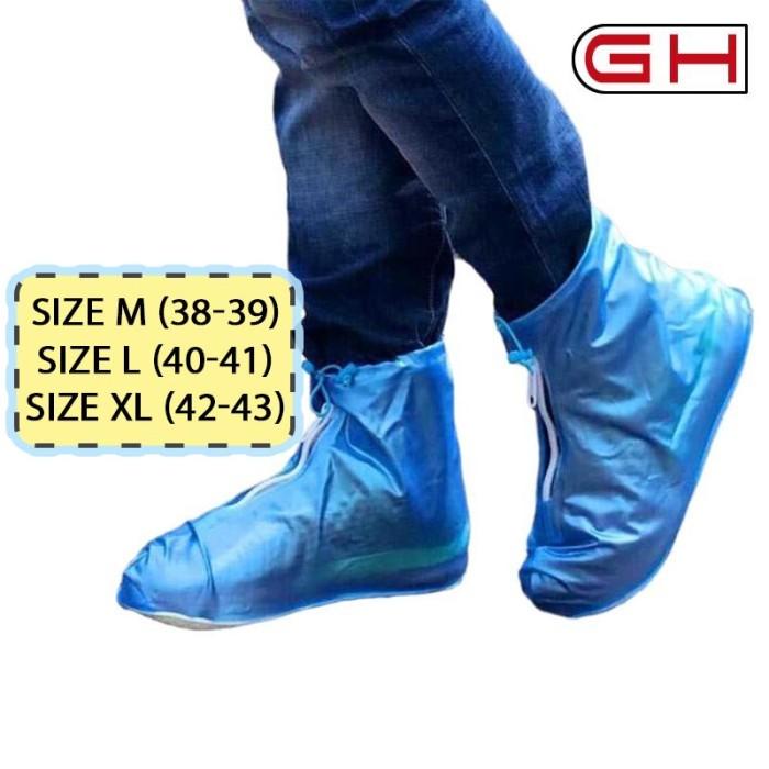 Cover Shoes | Jas Hujan Pelindung Sepatu Rain Cover Shoes Waterproof Size M L Xl