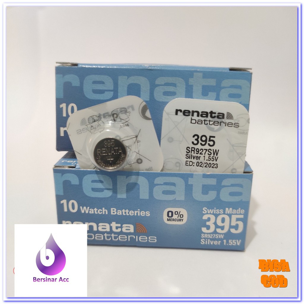 BATTERY BATREI BATERE RENATA SR927SW RENATA 395 ORIGINAL