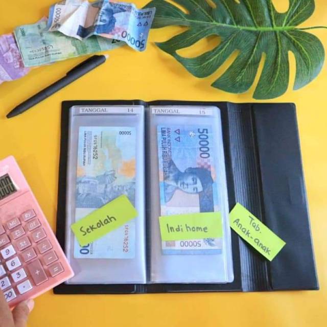 [Termurah di Shopee] Dompet Wallet Organizer Keuangan belanja, iuran dll
