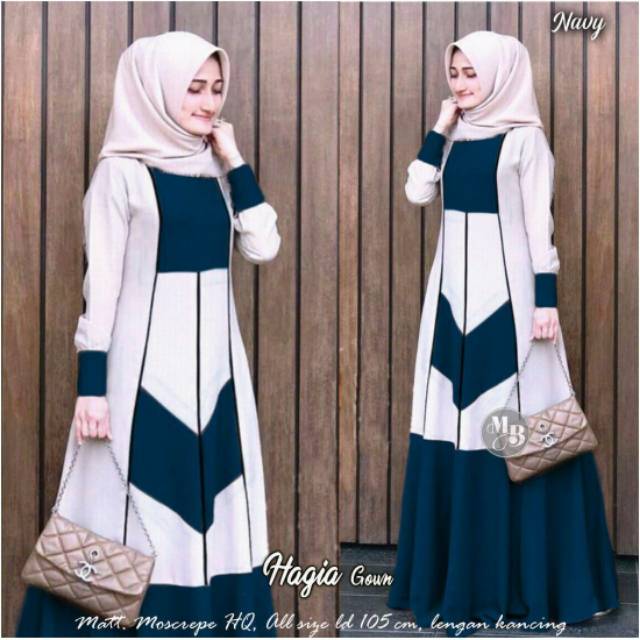 GAMIS SYAR'I GAMIS HAGIA GAMIS MURAH GAMIS MUSLIMAH