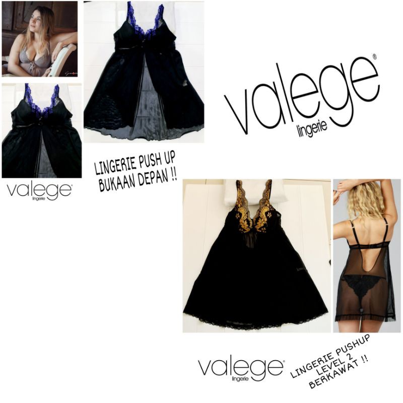 VALEGE LINGERIE SLEEPWEAR SUPER MEWAH