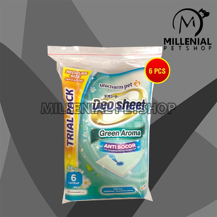 Deo-sheet Alas Pipis Poop anjing Perlak Hewan 6 pcs Repack