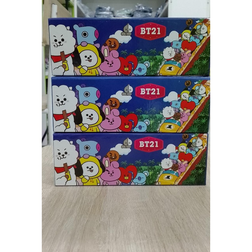 KOTAK PENSIL MAGNET BT21 TEMPAT PENSIL BT HARGA TERMURAH KUALITAS PREMIUM READY 6 VARIANT LUCU UNIK