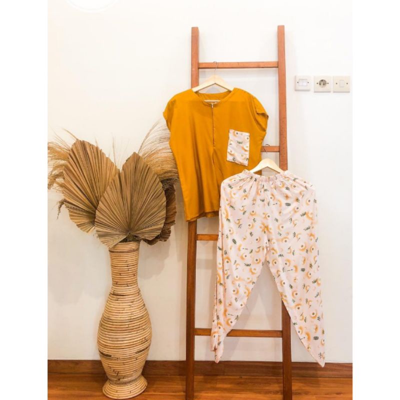 Setelan Celana Panjang Busui Friendly