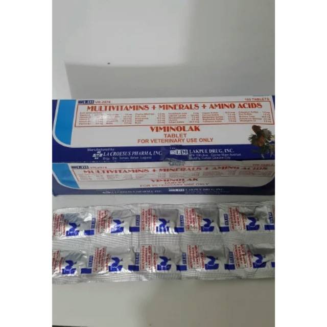 Viminolak Tablet impor filipin multivitamin ayam