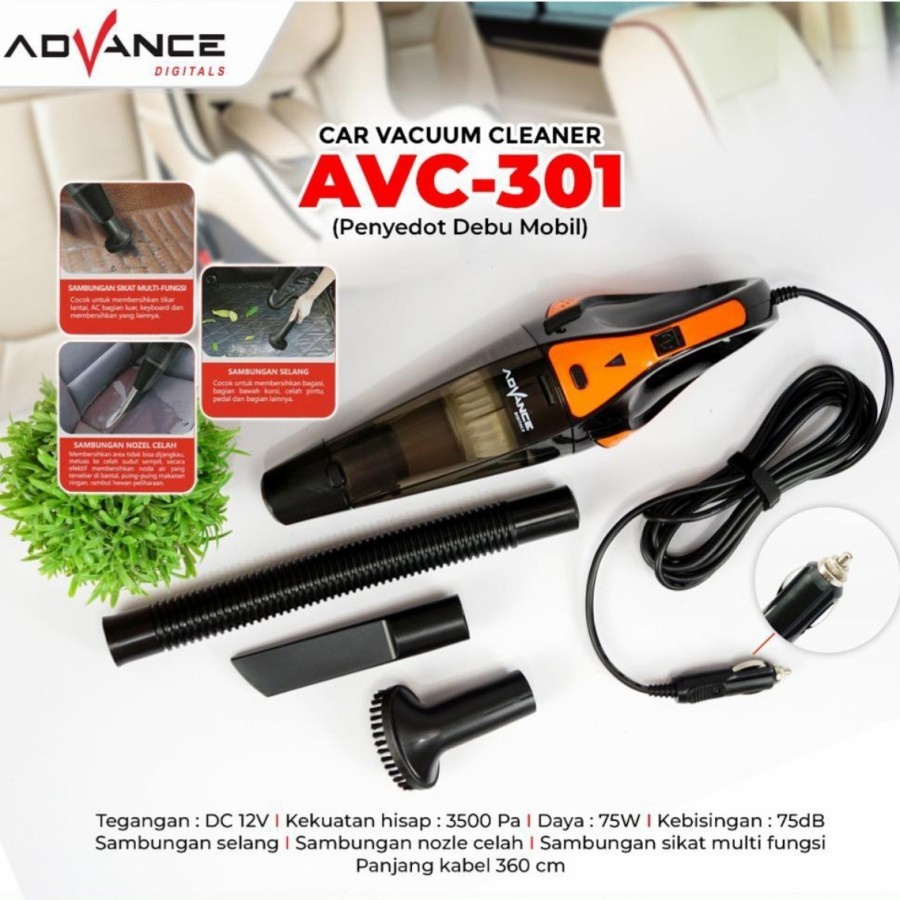 ADVANCE Vacum Cleaner Mobil  AVC 301 AVC301 Alat Sedot Debu