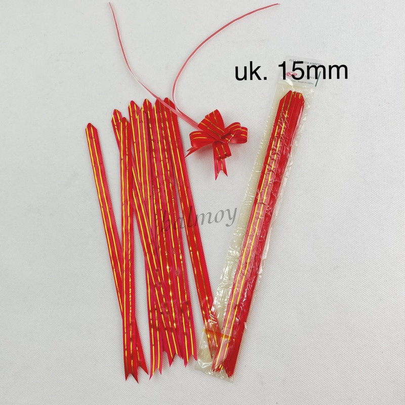 

PITA TARIK / SERUT LIST MAS 15 MM WARNA MERAH