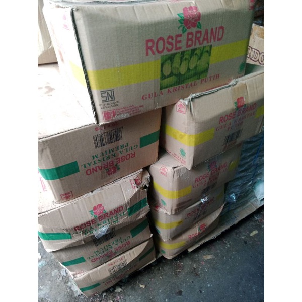 

Gula Rose Brand 1 Karton isi 20 Pcs x 1kg