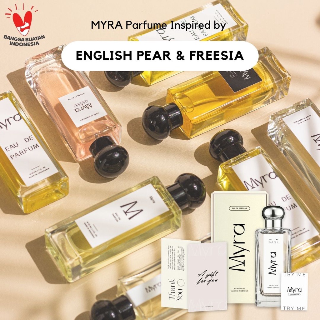 Myra Parfume Inspired by English Pear &amp; Freesia - Parfum Wanita - Parfume Unisex
