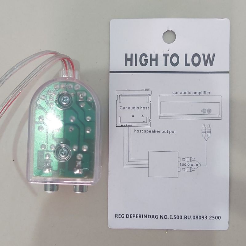 Converter High to Low Acoustic Konverter Audio Tape Amplifier