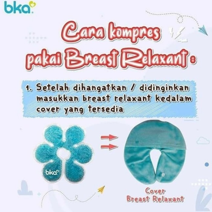 BKA Breast Relaxant Penghangat Payudara Anti Mastitis Kompres Hangat Dingin Ibu Hamil Menyusui