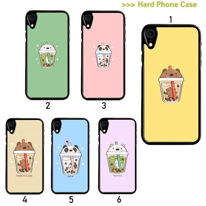 [P20]  Drink Bears Phone Case Glossy 2D For All Type