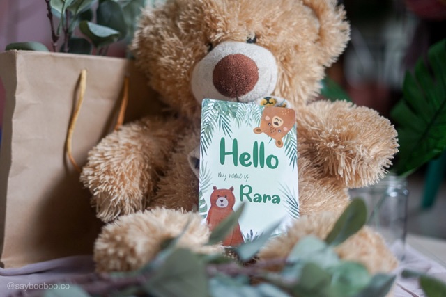 BooBoo Baby Milestone Card - Kartu Selfie Bayi FREE CUSTOM NAMA-1