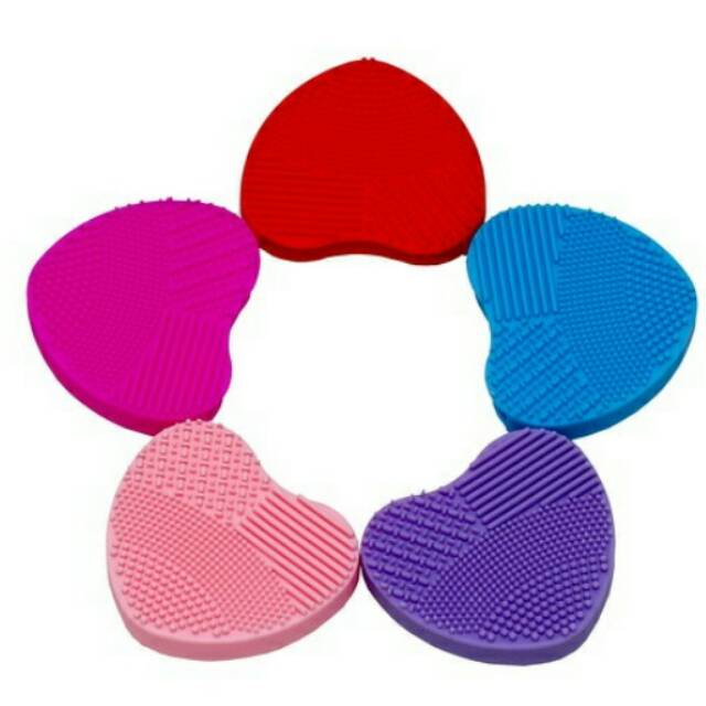 EGG Brush bentuk Love / Pembersih kuas bentuk Love