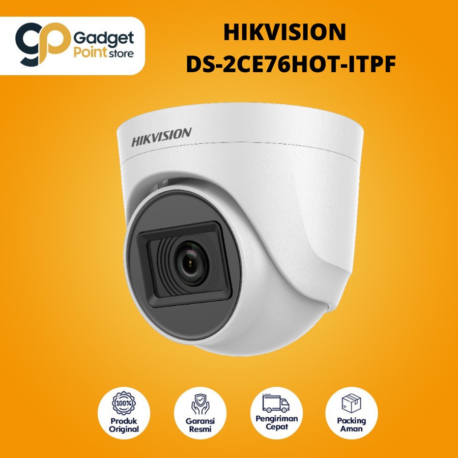 CCTV Hikvision 5MP Indoor DS-2CE76HOT-ITPF - Garansi 2 Tahun