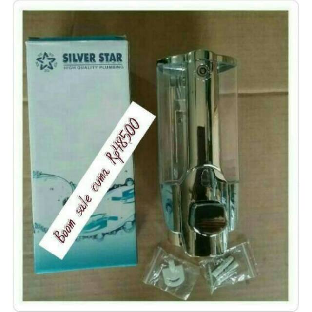 Dispenser sabun cair dan shampo, tempat sabun cair dan shampo