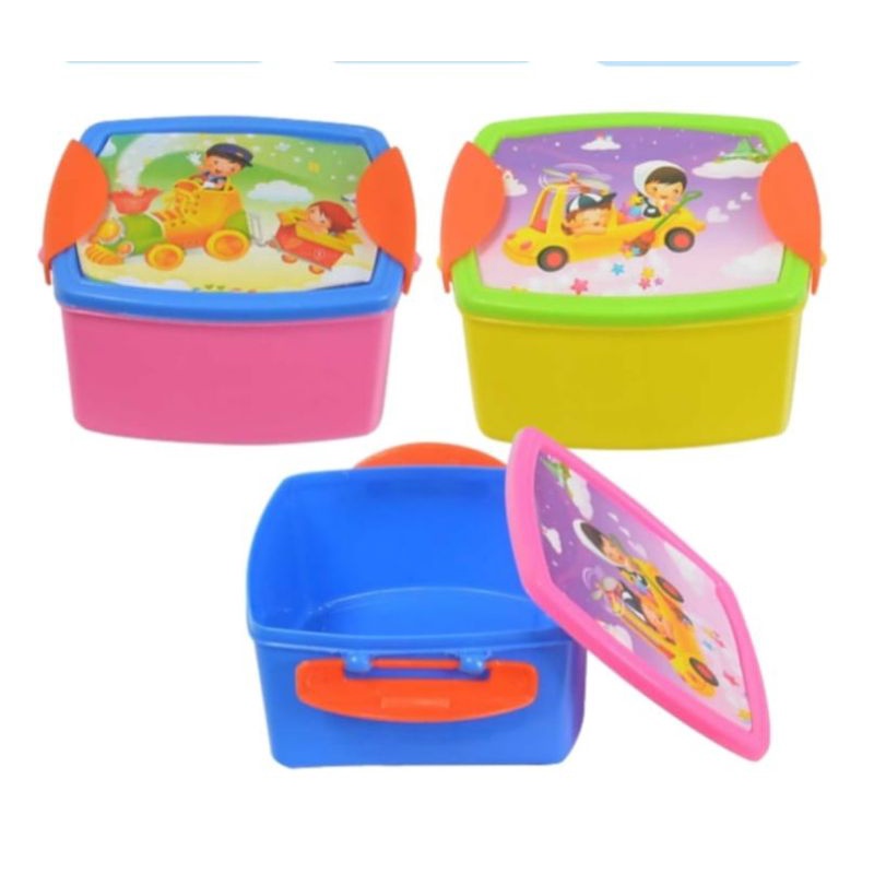 LUNCH BOX DENGAN KLEP PENGUNCI TEMPAT MAKAN TEPAK BEKAL KLEP PENGUNCI