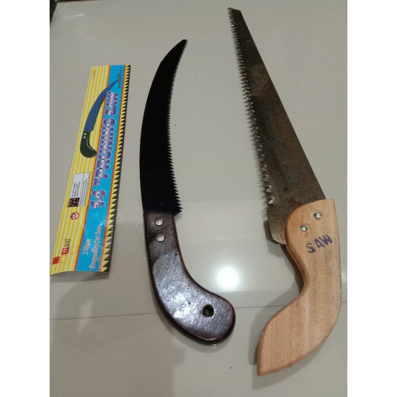 GERGAJI KOPI 14&quot; dan GERGAJI KOPI ASLI BAJA / GERGAJI BENGKOK / GERGAJI DAHAN / PRUNING SAW