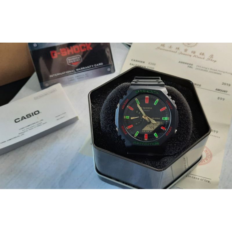 G-SHOCK GA-2100 - Jam Tangan Pria G-shok Original BM Water resistan