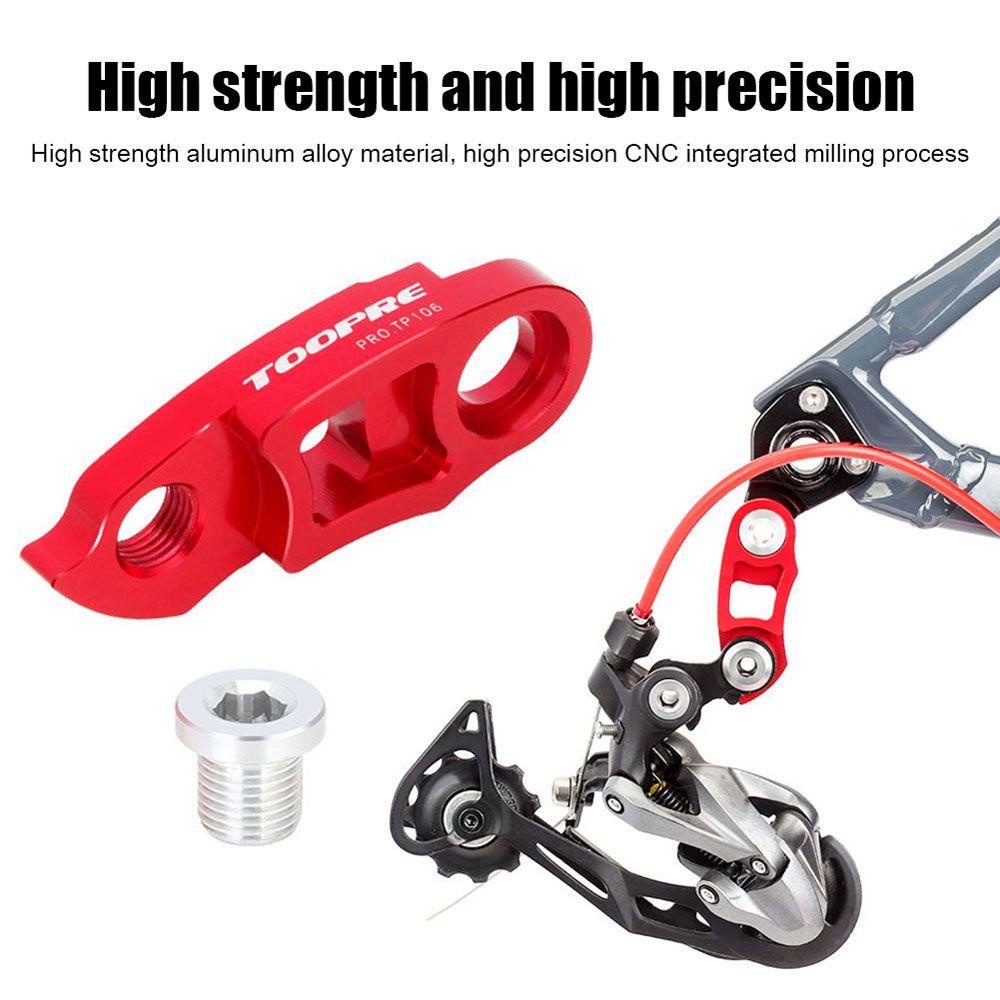 Lanfy Bike Derailleur Extender Sepeda Jalan MTB Frame Link Sepeda Bagian Gantungan Extender Derailleur Gantungan Sepeda Ekor Hook Converter