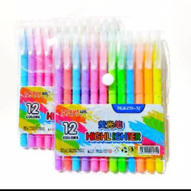

Selusin pen warna warni Zuixua Highlighter