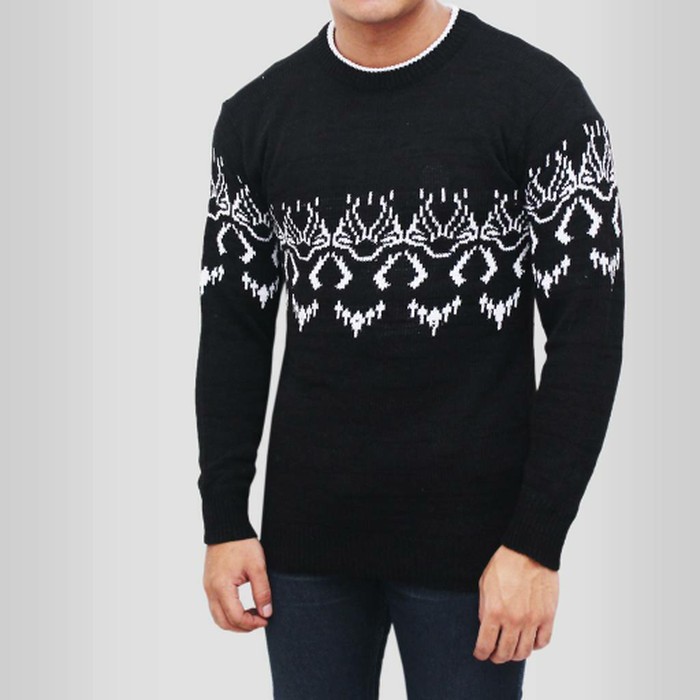 MYAGEN - SWEATER RAJUT BLACK PANTHER TRIBAL 7 GET BEST SELLER