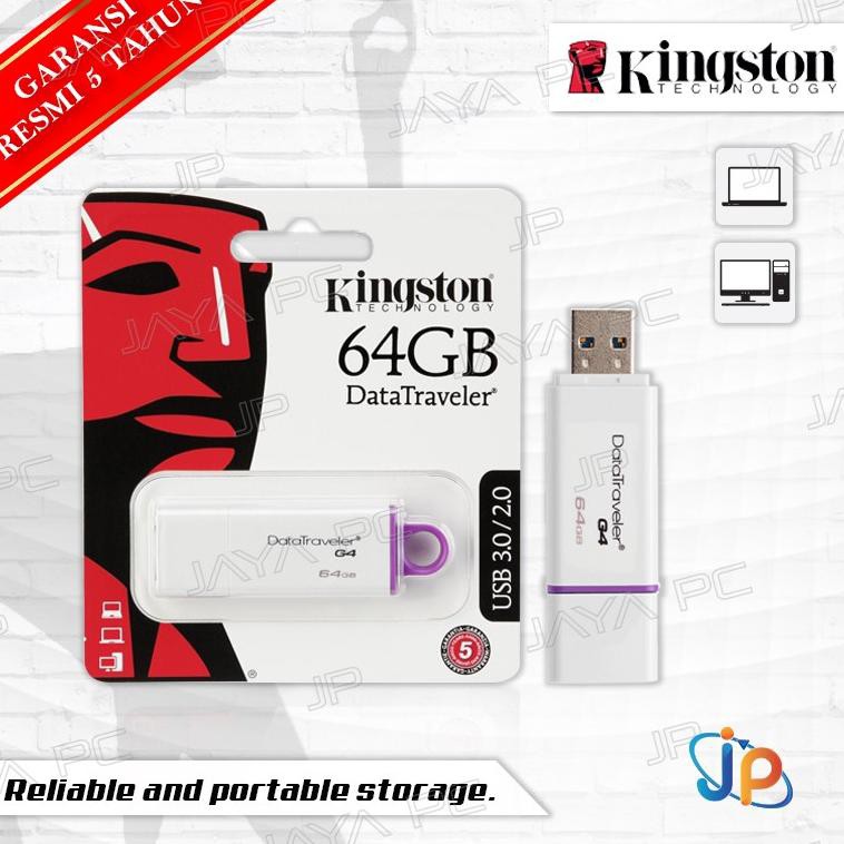 FlashDisk Kingston DTIG G4 64GB - DataTraveler G4 64 GB USB 3.0 (KODE 92)