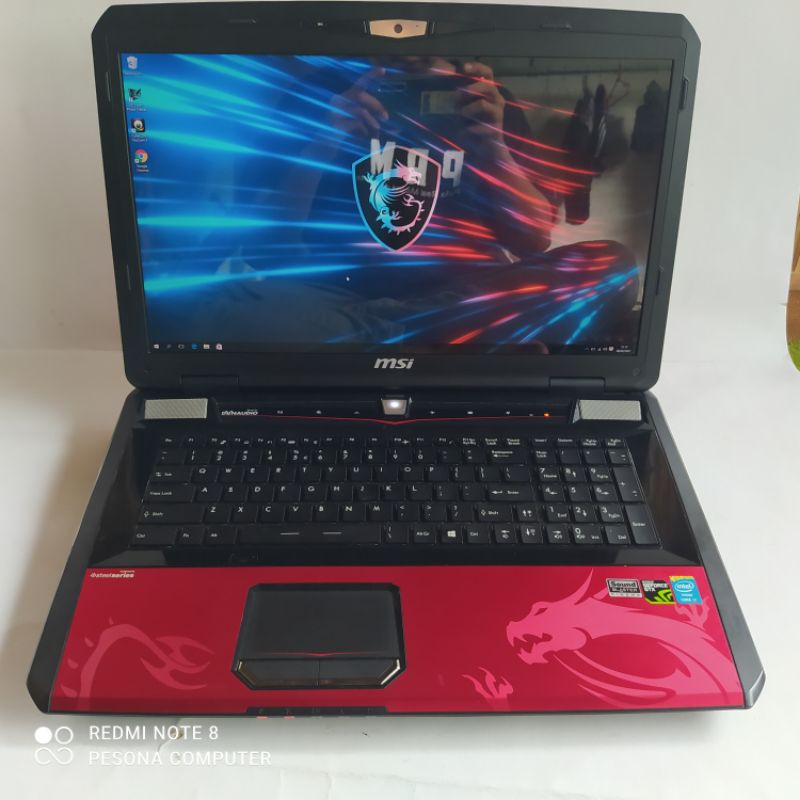 Laptop Gaming Msi Red dragon - i7 Gen4 - Ram 16gb - Dual Vga Nvidia 4gb