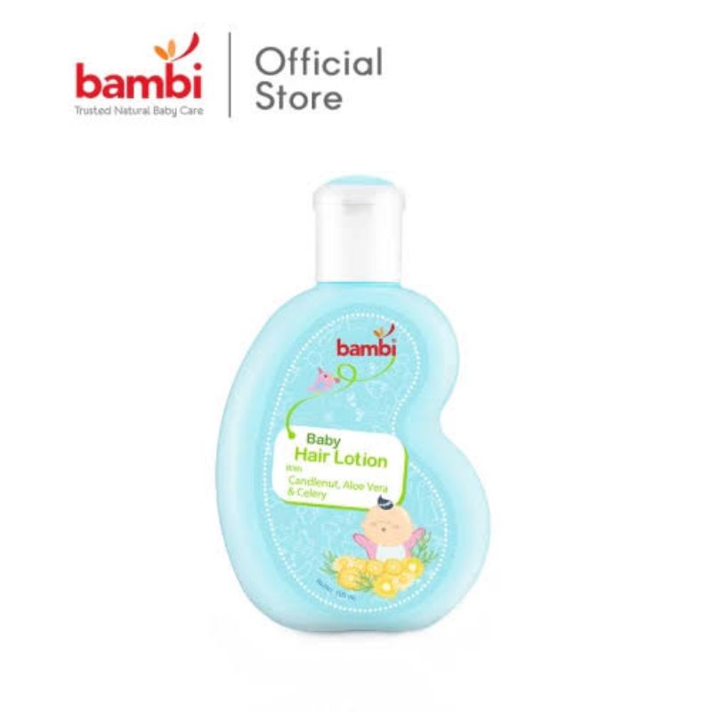 Bambi Baby Hair Lotion 100ml - Bambi Losion Rambut Bayi 100ml - Losion Rambut Bayi