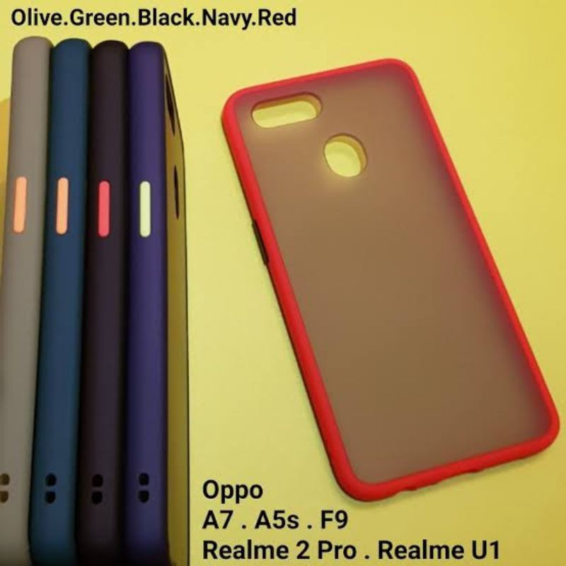 Premium Case Oppo A5s/F9/A12/A7 Aero Case matte