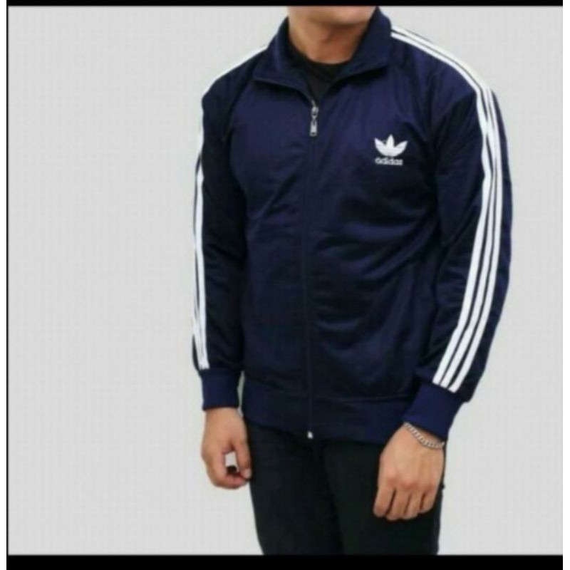 Jaket adidas sport navy / jaket training / jaket premium / tracktop jacket / jaket unisex pink