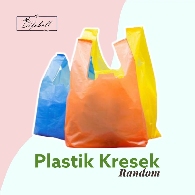 Kantong Plastik Polos Plastik Kresek Kiloan Tebal Size Tanggung 24x40 cm