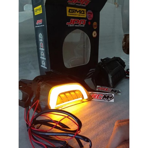 SEIN SEN RITING RETING DEPAN JPA GMA NMAX N-MAX N MAX NEW 2020 MODEL CYBER LED NEON MERAH KUNING