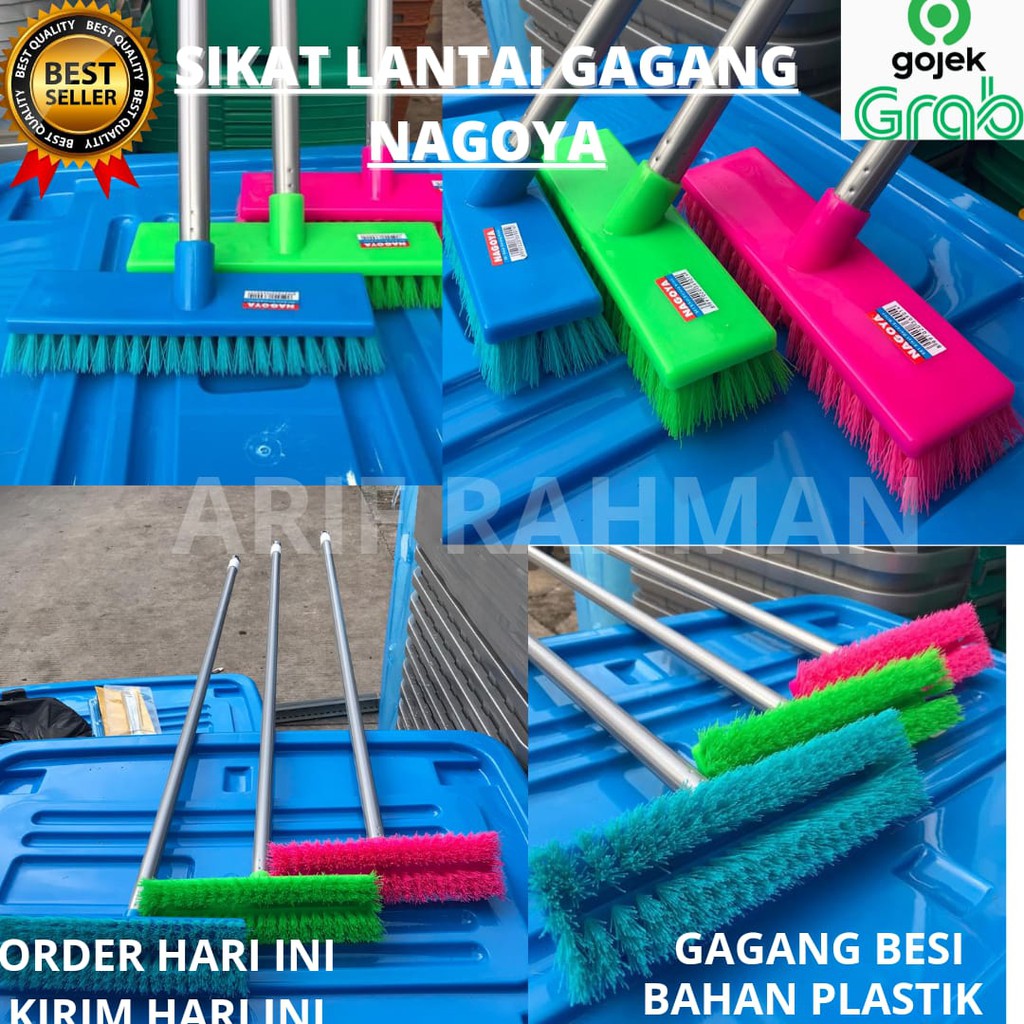 NAGOYA -  Floor Scrubbe / Sikat Lantai Gagang Panjang