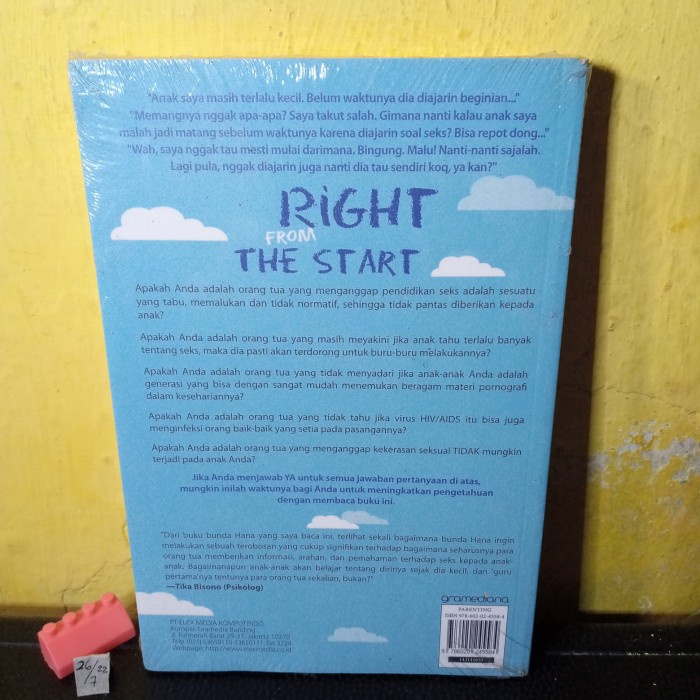 buku benar dari awal right from the start bunda Hana