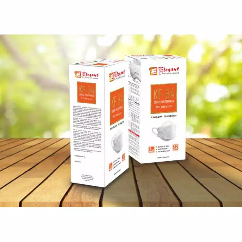 Masker KF94 Korea Elegant / Duckbill Alkindo Warna Warni